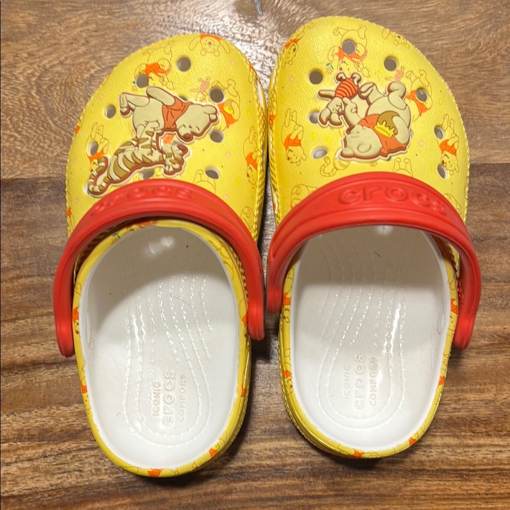 Crocs Kids Yellow and Red Clogs